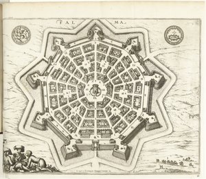 Grundriss von Palmanova, 1726