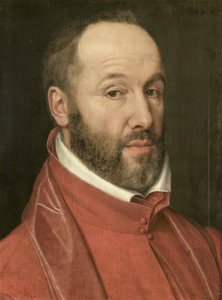 Porträt von Antoine Perrenot, Kardinal de Granvelle, Minister von Karl V. und Philipp II. von Anonymous