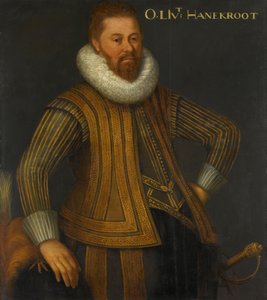 Porträt von Eberhardt Hanekrodt (Evert Hanecrot), Hauptmann einer Kompanie des Regiments von Ernst Casimir von Nassau von Anonymous