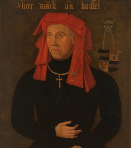 Porträt von Frank van Borselen, Herr von Sint Maartensdijk und Statthalter von Holland, vierter Ehemann von Jacoba von Bayern, Gräfin von Holland und Zeeland von Anonymous