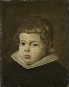 Porträt eines etwa dreijährigen Jungen, möglicherweise Prinz Balthasar Carlos, Sohn des spanischen Königs Philipp IV.