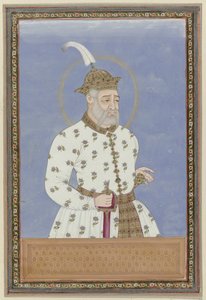 Porträt von Bara Malik; er war zuerst Wesir des Sultans von Bidar; später wurde er Herrscher von Golconda und gründete Golconda