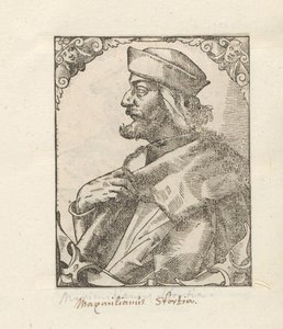 Porträt von Maximilian Sforza von Anonymous