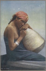 Porträt eines Mädchens mit Krug aus Kairo
