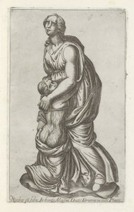 Skulptur von Niobe mit ihrer Tochter von Anonymous