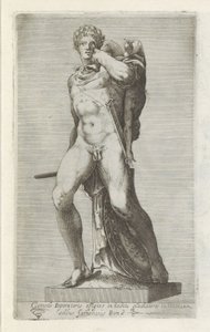 Skulptur von Kaiser Commodus als Gladiator von Anonymous