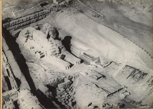 Sphinx von Gizeh, aus der Luft gesehen