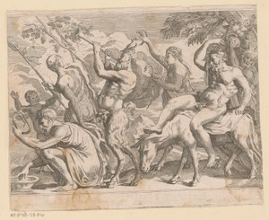 Silenus mit Satyrn und Mänaden