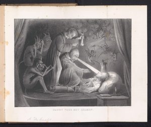 Karikatur im Leidener Studentenalmanach, 1844 von Anonymous