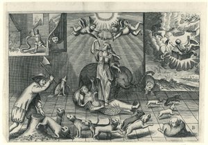 Karikatur auf die Engländer, 1673 von Anonymous