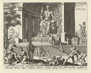 Statue des Zeus in Olympia von Anonymous