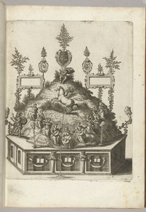 Szene mit Apollo auf dem Parnass, 1594