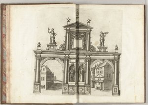 Szene mit Kaiser Maximilian I. und Maria von Burgund, 1594