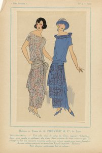 Très Parisien, 1923, Nr. 3: Rubans et Tissus de A. PRÉVOST...SENTIMENTALES... von Anonymous