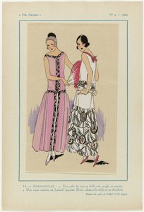 Sehr Pariserisch, 1923, Nr. 5: 15.- ARMENONVILLE. - 1. Ein Abendkleid... von Anonymous