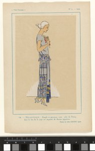 Très Parisien, 1923, Nr. 9: 14.- Melancholisch. - Einfach und anmutig...