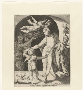 Venus mit Amor und einem Faun