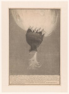 Absturz des Ballons von Pilatre de Rozier und Romain über Boulogne, 15. Juni 1785