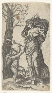 Versöhnung von Minerva und Cupido von Anonymous