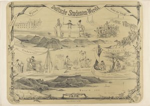 Welt des Delfter Studenten, 1876 von Anonymous
