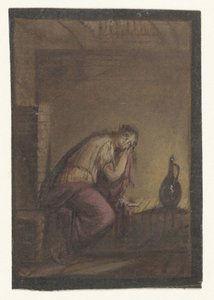 Sitzende Frau mit Krug von Anonymous