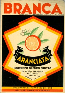 Werbung für Branca Orangengetränk von Anonymous Anonymous