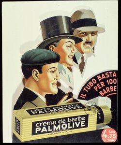 Werbeplakat für die Rasiercreme Palmolive, 1936 von Anonymous Anonymous