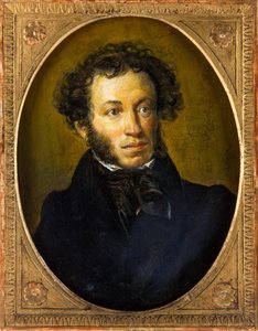 Porträt des Dichters Alexander Sergejewitsch Puschkin (1799-1837) von Anonymous Anonymous