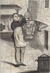 Anthelme Collet (1785-1840) im Bagne de Rochefort. Gravur in „Histoire des bagnes depuis leur création à nos jours“ (1877) von Pierre Zaccone (1817-1895). Private Sammlung.