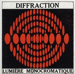 Beugung: monochromatisches Licht. Anonyme Illustration von 1925. Private Sammlung.