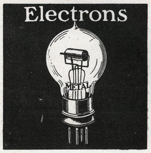 Elektrische Phänomene: Elektronen. Anonyme Illustration von 1925. Private Sammlung. von Anonymous Anonymous
