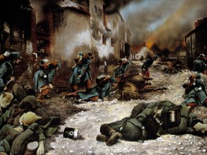 Erster Weltkrieg (1914-1918): Schlacht bei Chatillon sur Morin im September 1914 von Anonymous Anonymous