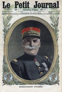 Erster Weltkrieg 1914-1918. Porträt des französischen Generals Pierre Dubois (1852-1924). In „Le Petite Journal“, am 18.06.1916. Private Sammlung von Anonymous Anonymous