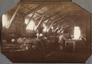 Erster Weltkrieg 1914-1918: Baracken verwundeter französischer Kriegssoldaten in Couville im Ärmelkanal, Untere Normandie, Frankreich. Anonyme Fotografie Mai 1917. Private Sammlung, Stella.