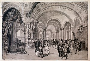 Erstaufführung von Otello, Oper von Giuseppe Verdi im Teatro alla Scala