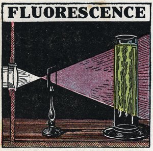 Fluoreszenz: Nachweis der Fluoreszenz von Körpern. Anonyme Illustration von 1925. Private Sammlung. von Anonymous Anonymous