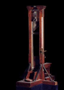 Französische Revolution: Modell der Guillotine