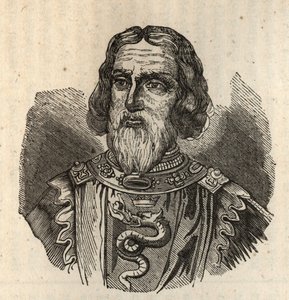 Galeas I. Visconti - Galeazzo I. Visconti - Galeazzo Primo Visconti - 1277-1328 - Gravur von Anonymous Anonymous
