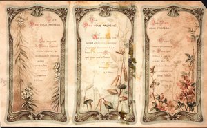 Gott beschütze dich. Gebete. Andachtsbild. Postkarte. Anfang des 20. Jahrhunderts. Private Sammlung