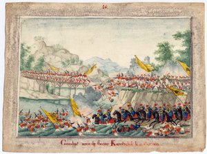 Russisch-Türkischer Krieg von 1828-1829 - Die Schlacht am Fluss Kamchik am 15. Oktober 1828 von Anonymous Anonymous