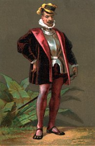 Hernando Cortés (1485-1547), spanischer Eroberer Mexikos. Chromolithographie. Private Sammlung von Anonymous Anonymous