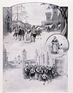 Illustration für die Oper La cortigiana von Antonio Scontrino, aufgeführt in Mailand 1896 von Anonymous Anonymous
