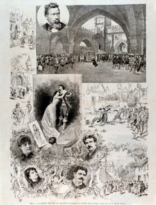 Illustrationen für Marion Delorme, Oper von Ponchielli, im Teatro alla Scala