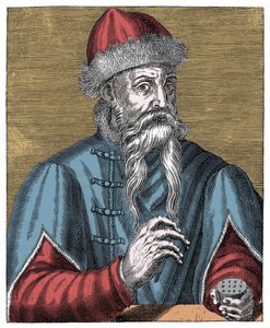 Johann Gutenberg, deutscher Drucker und Goldschmied von Anonymous Anonymous