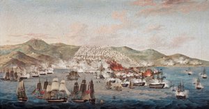 Die Bombardierung von Algier, 27. August 1816 von Anonymous Anonymous