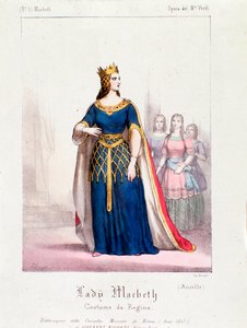 Macbeth-Königin in der Oper Macbeth von Giuseppe Verdi von Anonymous Anonymous