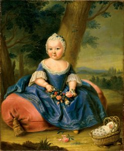 Maria Theresia als dreijähriges Mädchen von Anonymous Anonymous
