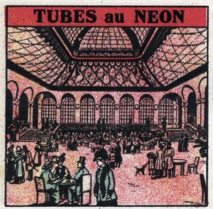 Neue Gaseigenschaften: Neonröhren. Anonyme Illustration von 1925. Private Sammlung.