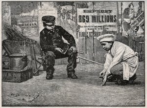 Part of Balls. Gravur aus dem späten 19. Jahrhundert. von Anonymous Anonymous