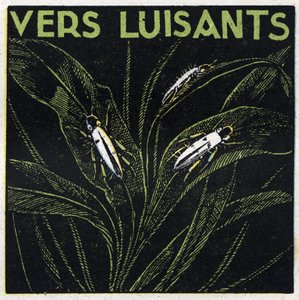 Phosphoreszenz: Leuchtendes Grün. Anonyme Illustration von 1925. Private Sammlung.